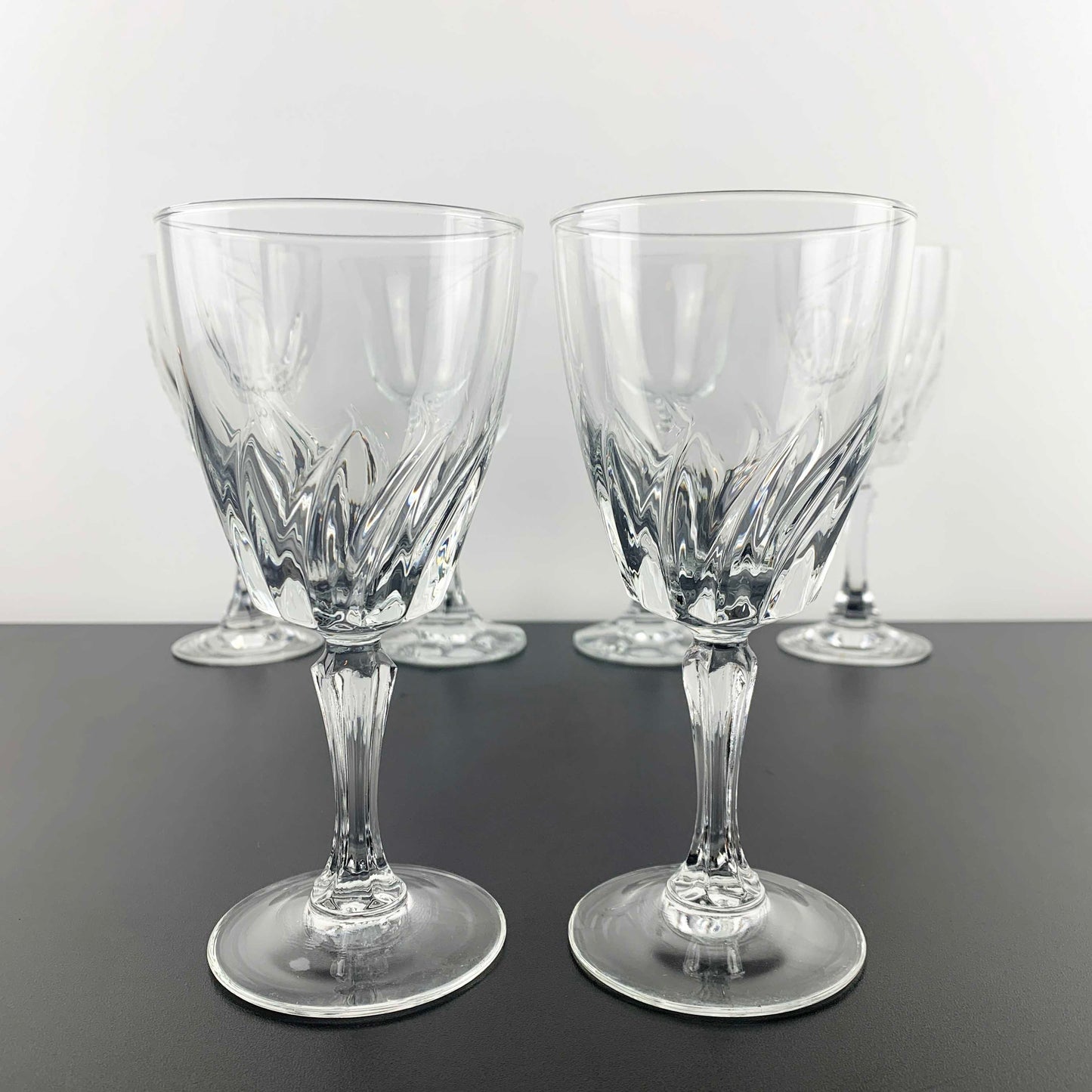 Crystal Wine and Water Goblets