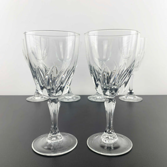 Crystal Wine and Water Goblets