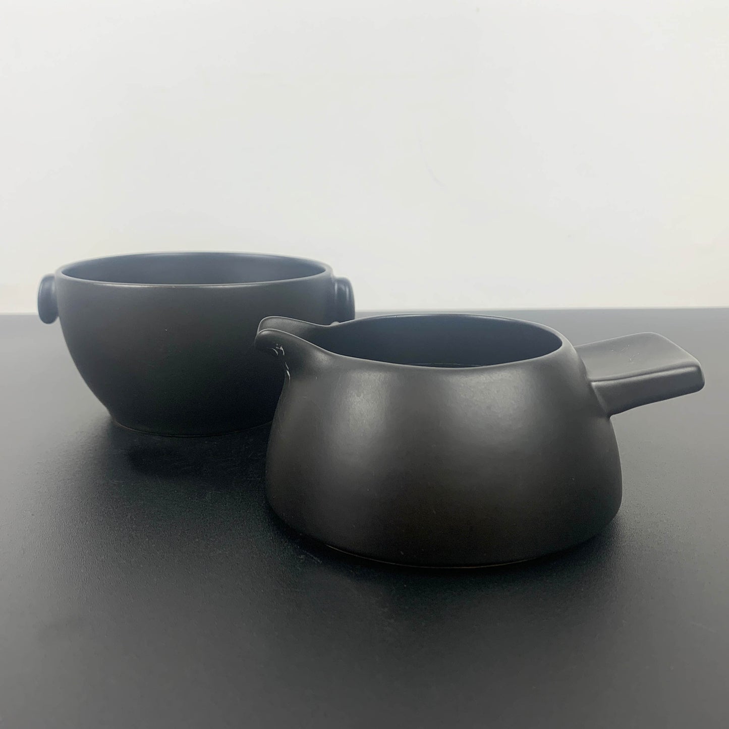Rare Bofa Keramik sugar bowl and creamer set