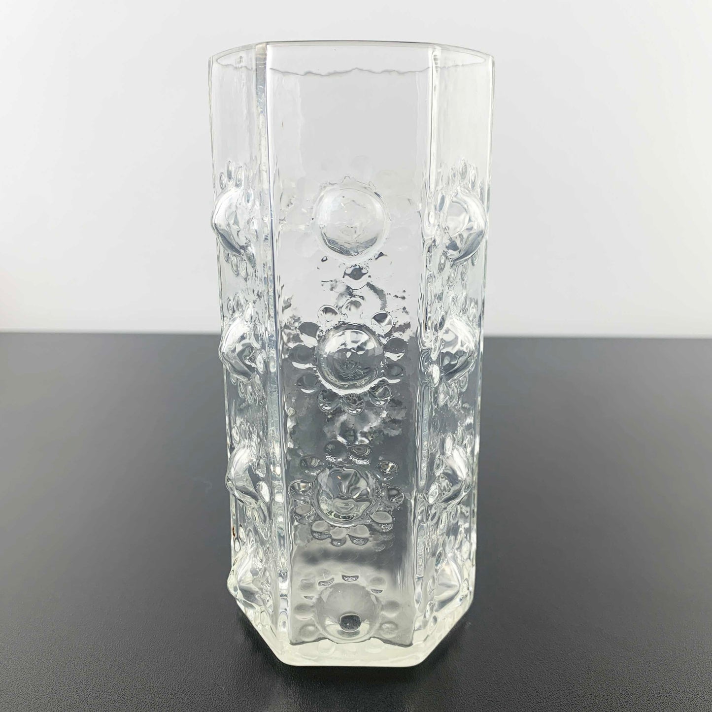 Dartington Crystal 'Nipple' Vase by Frank Thrower 1969