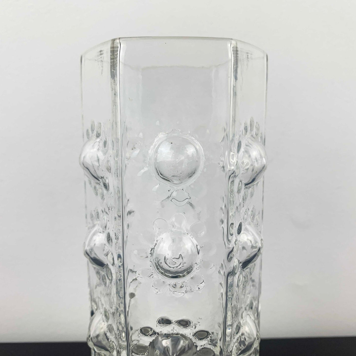 Dartington Crystal 'Nipple' Vase by Frank Thrower 1969