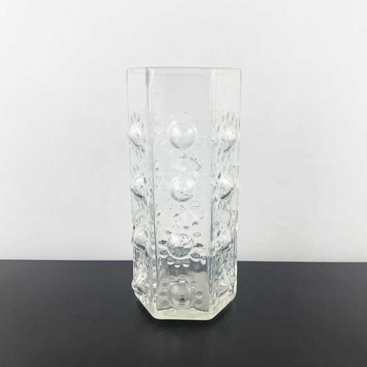 Frank Thrower 'Nipple' vase by Dartington Crystal