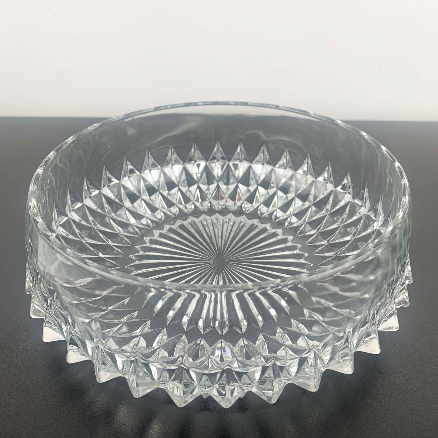 Indiana Glass Diamond Point Large Serving Bowl