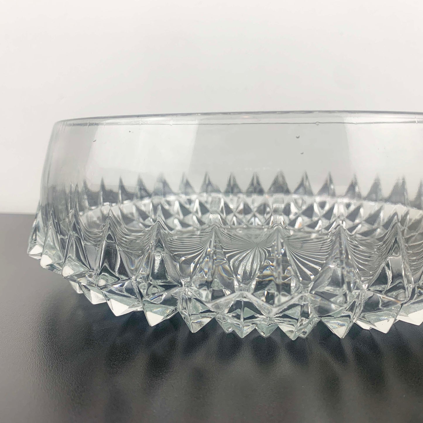 Indiana Glass Diamond Point Large Serving Bowl