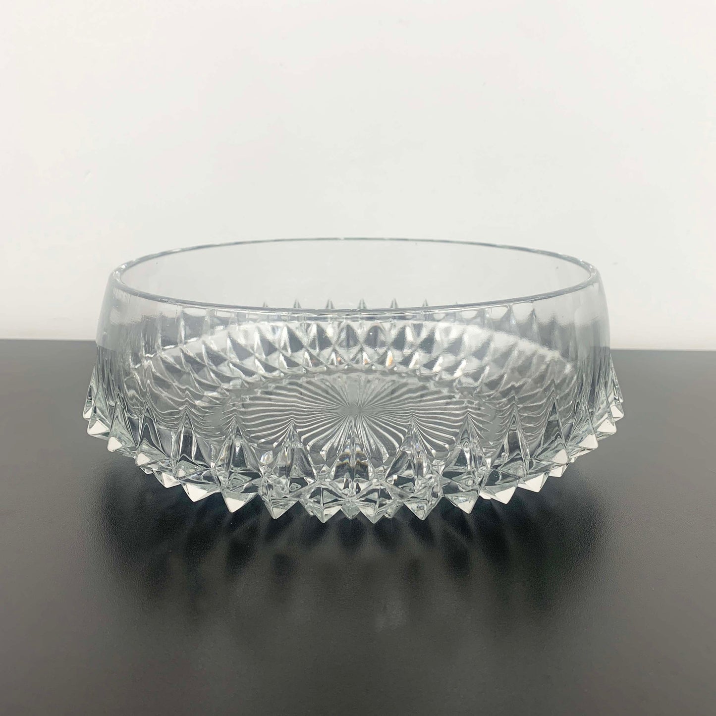 Indiana Glass Diamond Point large serving bowl