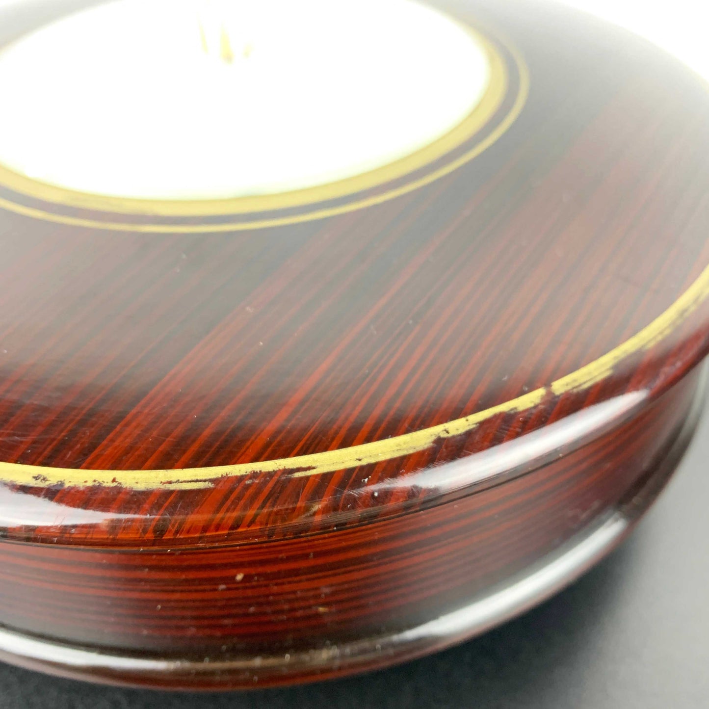 Lacquerware Sectioned Snack Dish