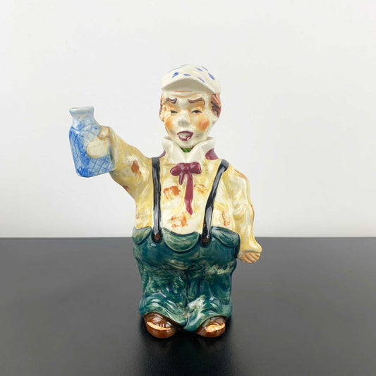 Ceramic Drunk Man Novelty Decanter