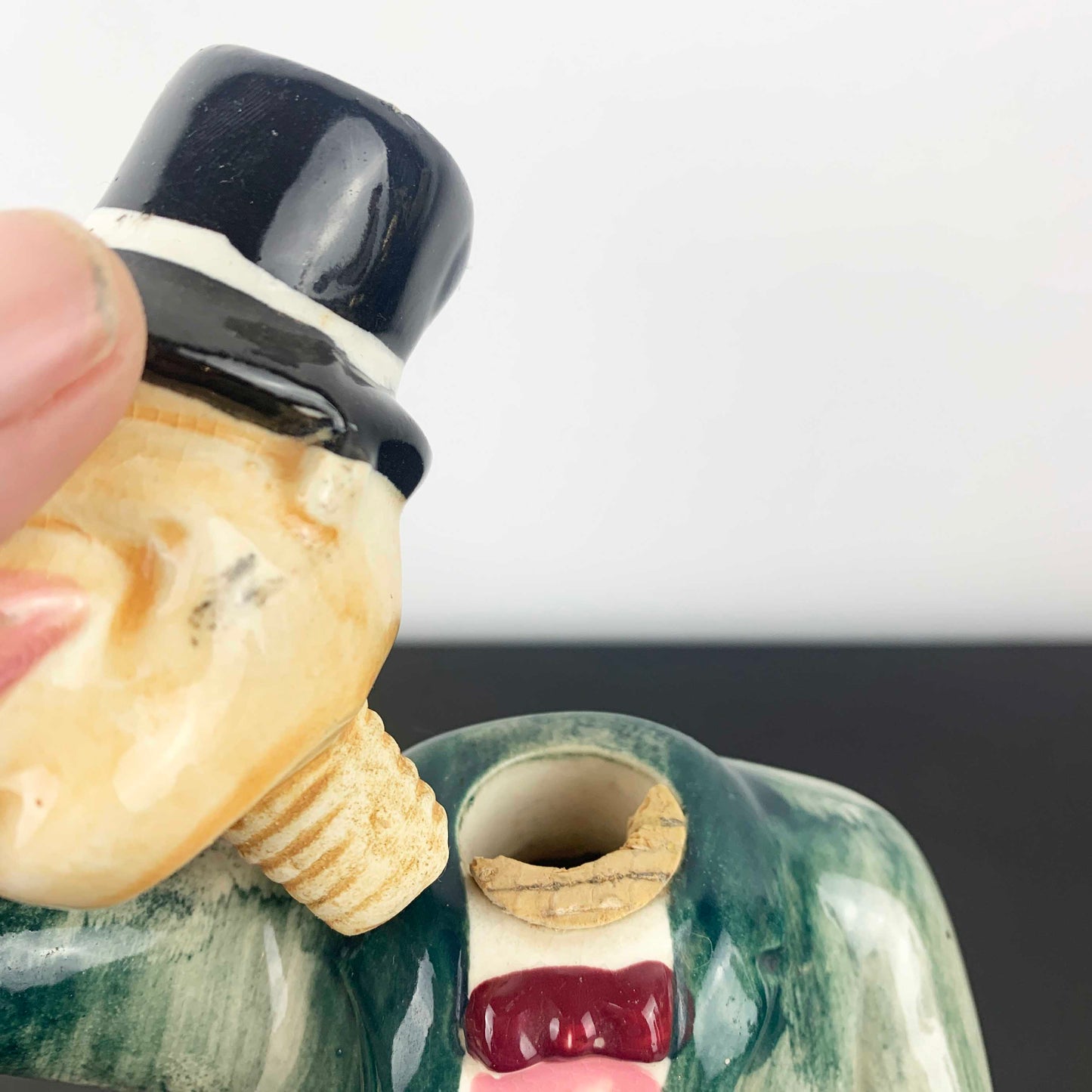 Drunk Man on Barrel Novelty Decanter
