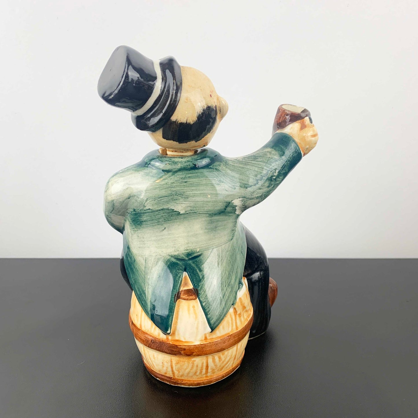 Drunk Man on Barrel Novelty Decanter