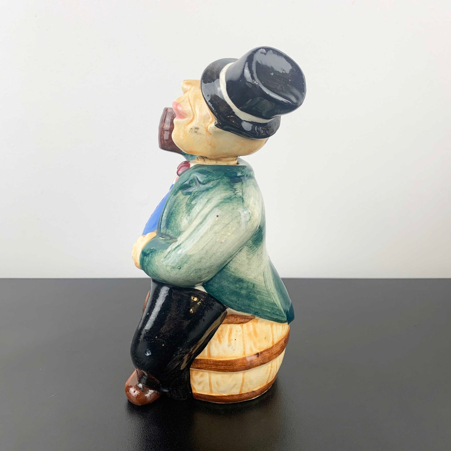 Drunk Man on Barrel Novelty Decanter