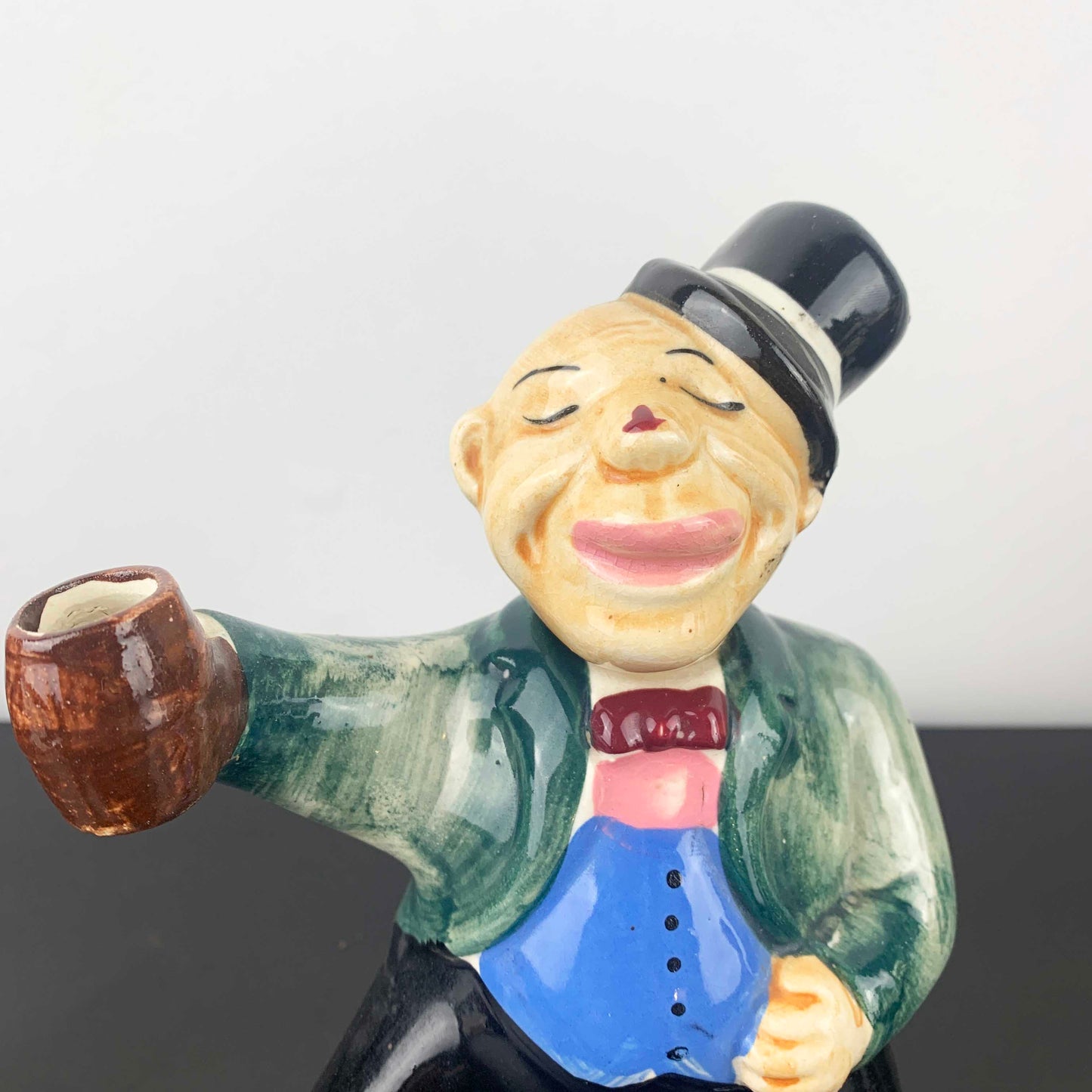 Drunk Man on Barrel Novelty Decanter
