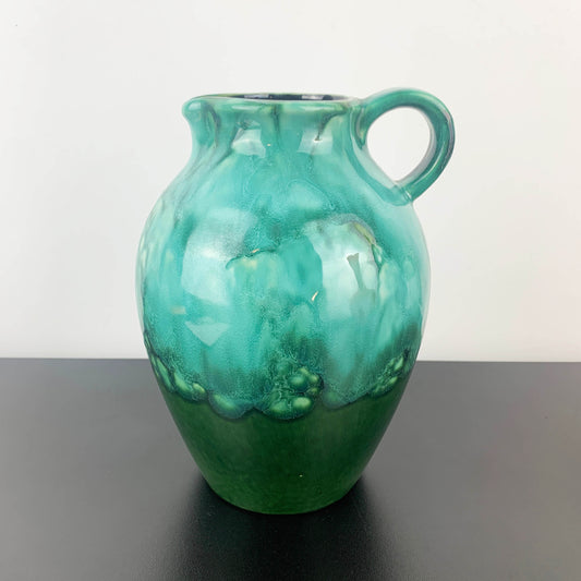 Dümler & Breiden West Germany Turquoise Pottery Jug
