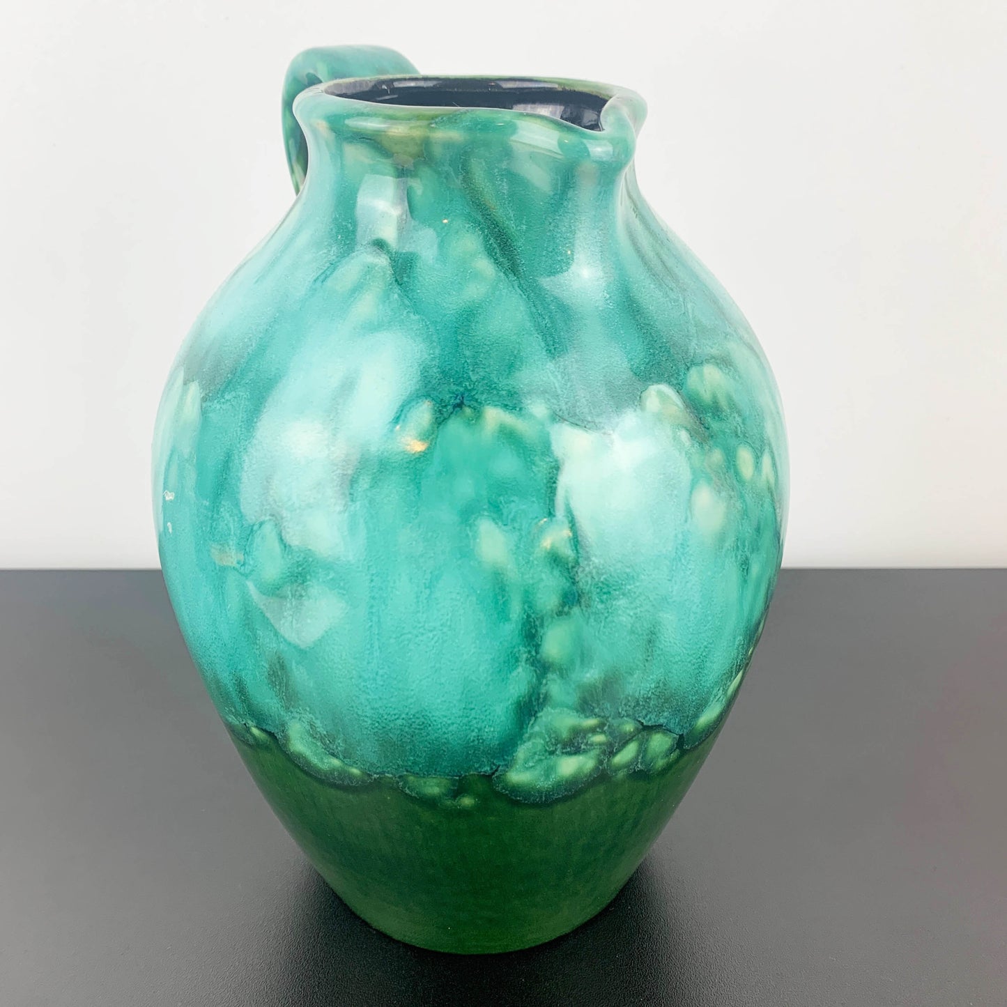 Dümler & Breiden West Germany Turquoise Pottery Jug