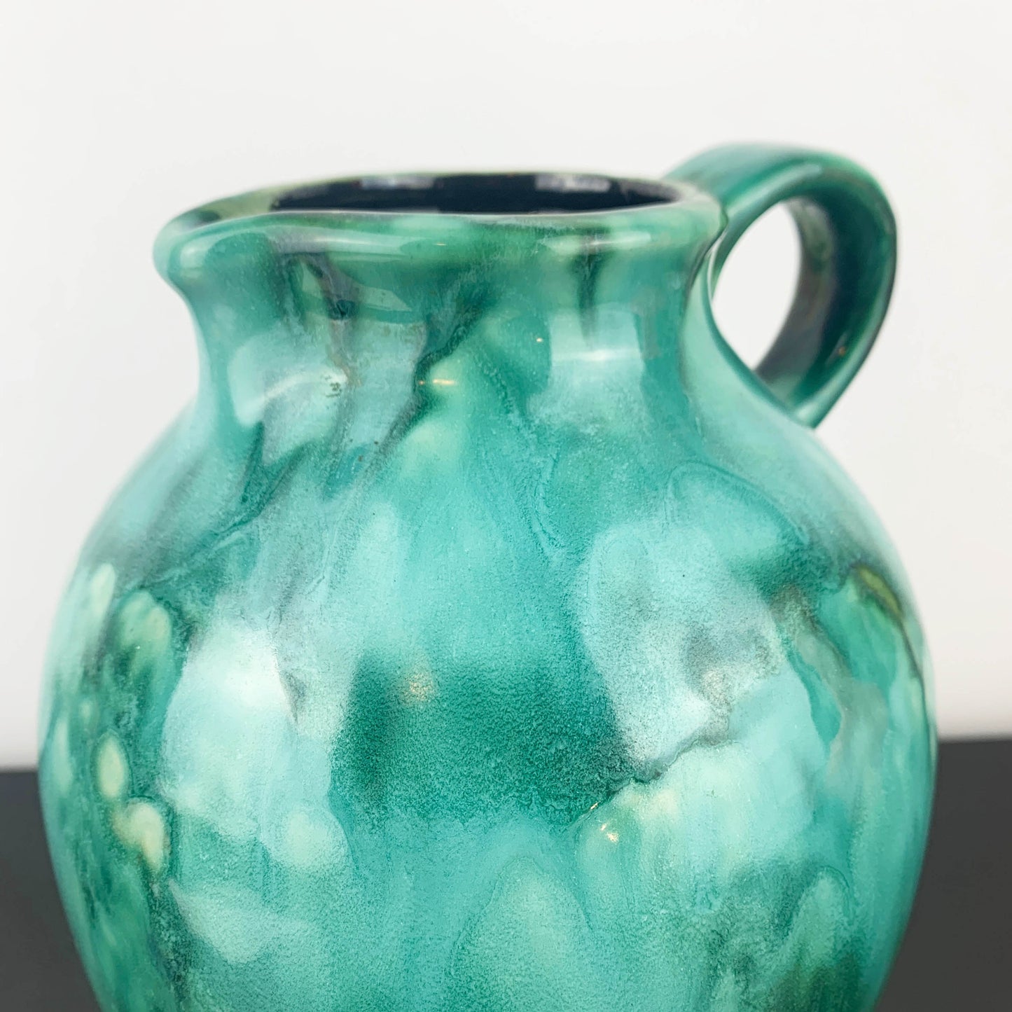 Dümler & Breiden West Germany Turquoise Pottery Jug