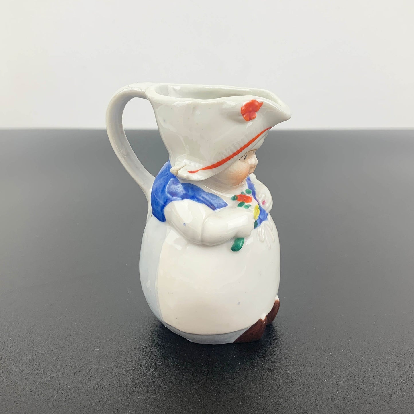 Miniature Dutch Girl Figural Jug