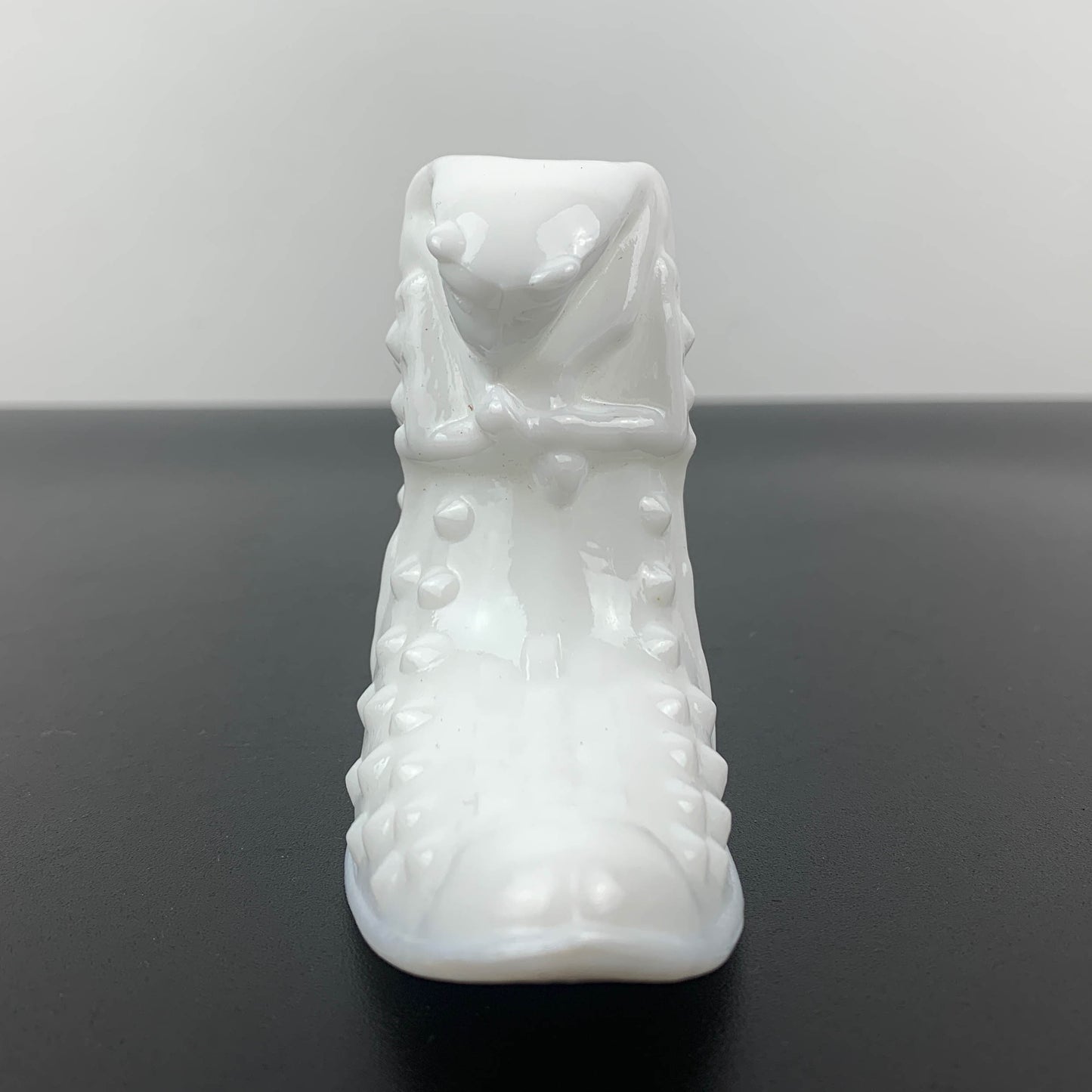 Fenton Hobnail Milk Glass Ornament Set
