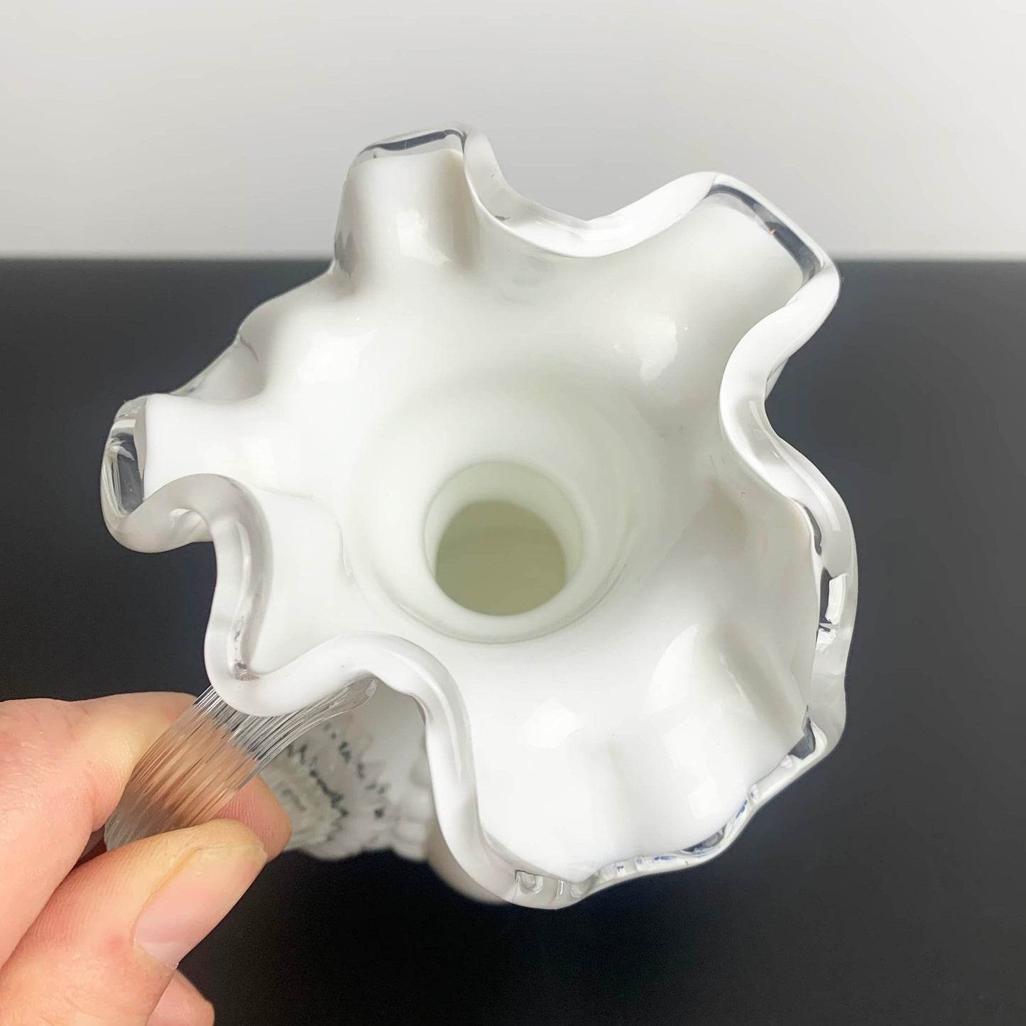 Fenton Decorative Pitcher Form Vase by Dan Anderson