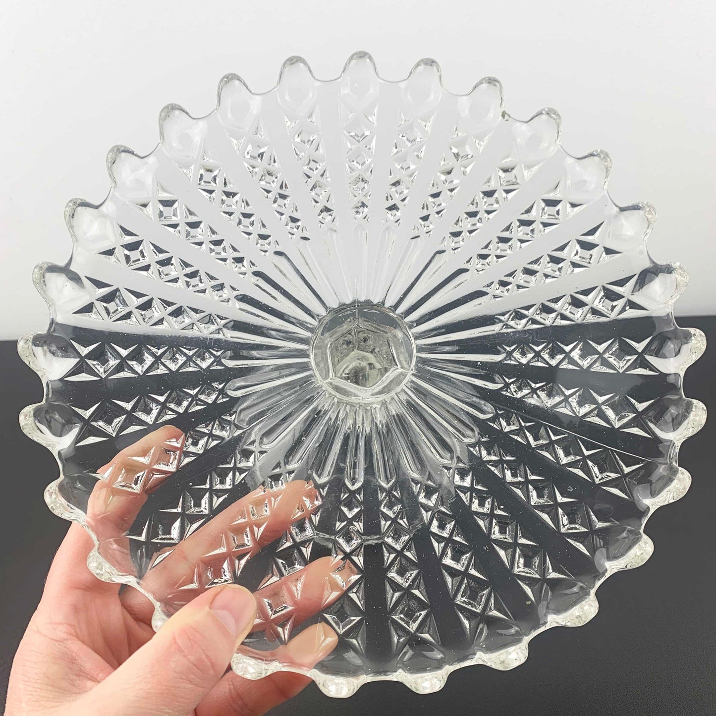 Samuel Reich & Co Footed Cake Plate