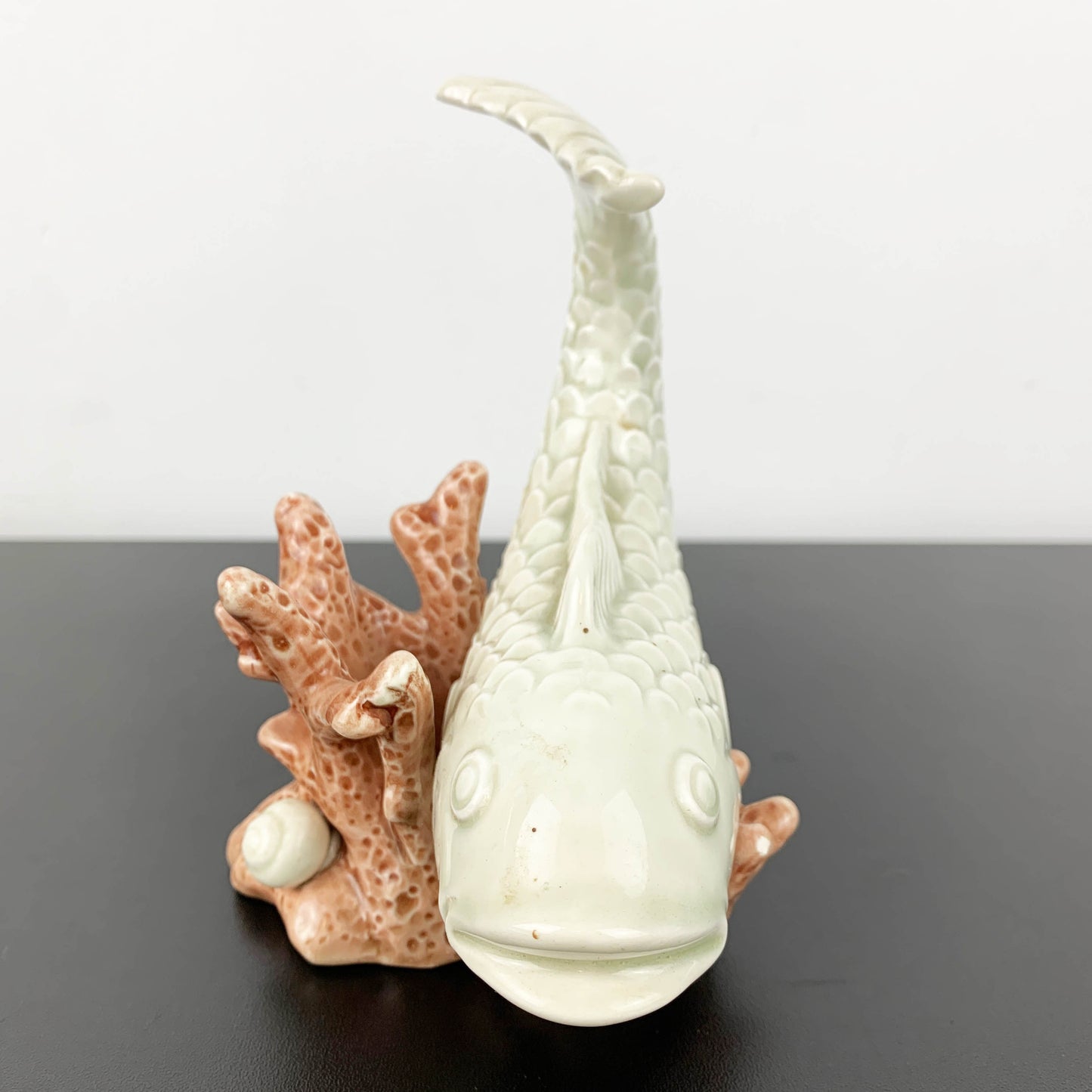 Fitz and Floyd 'Koi Fish' Figural Candle Holder 1976