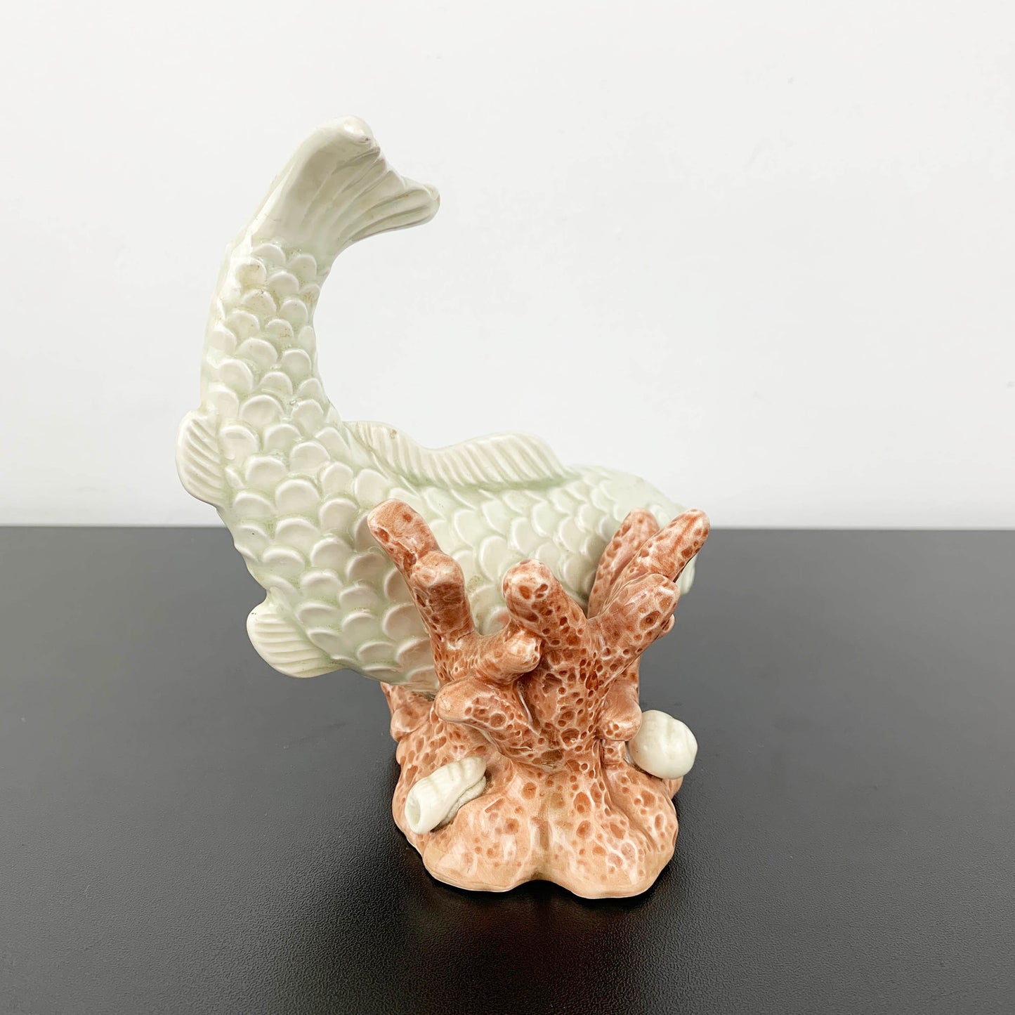 Fitz and Floyd 'Koi Fish' Figural Candle Holder 1976