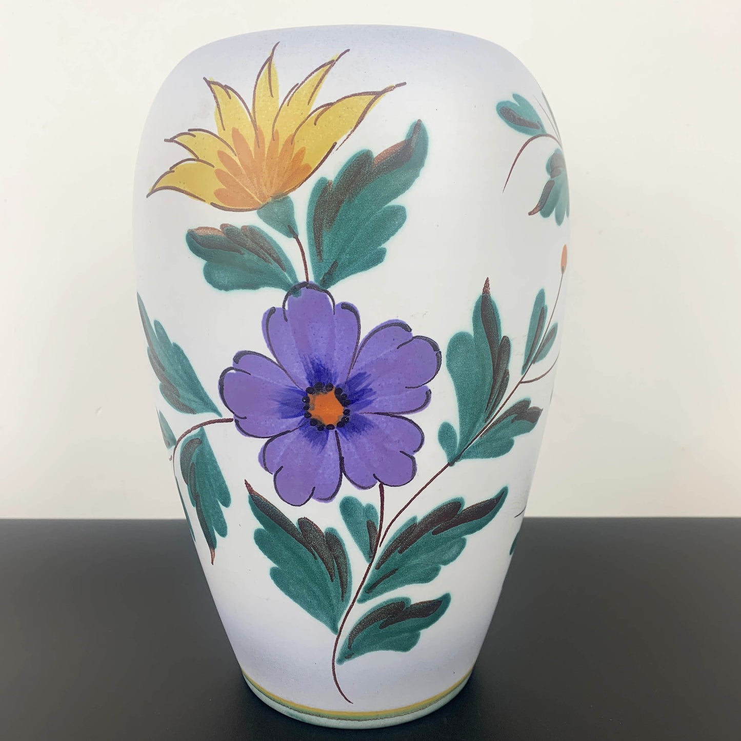 Flora Gouda 'Viola' Hand Painted Vase