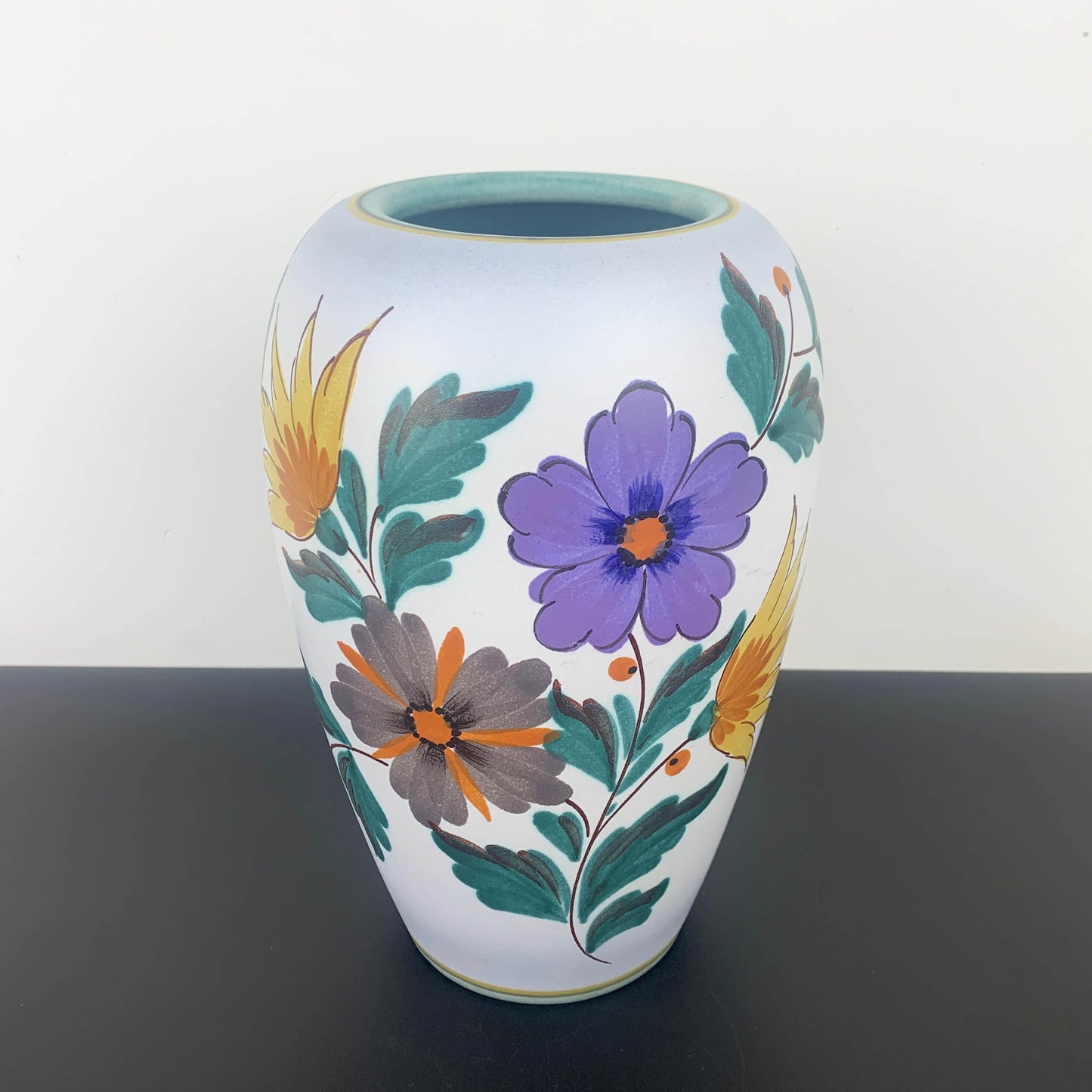 Flora Gouda 'Viola' Hand Painted Vase