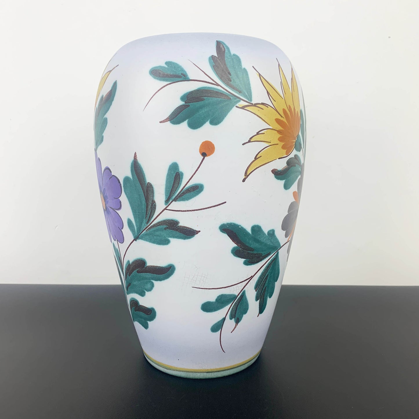 Flora Gouda 'Viola' Hand Painted Vase