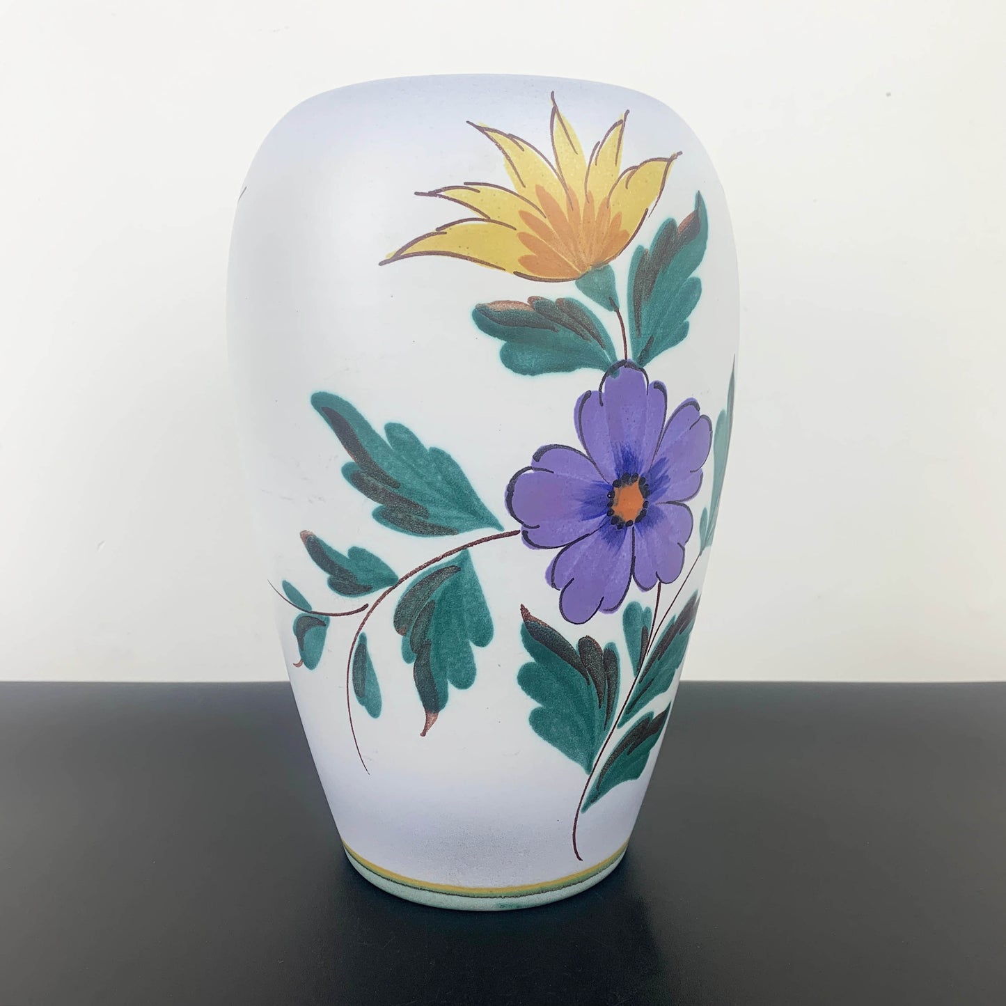 Flora Gouda 'Viola' Hand Painted Vase