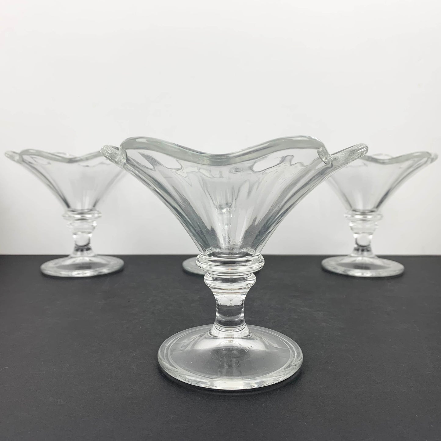 Flower Shape Footed Dessert Glass - Set of 4