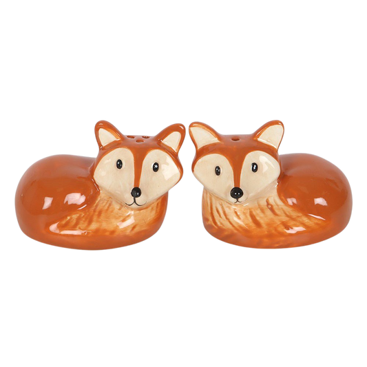 Fox Salt and Pepper Shakers
