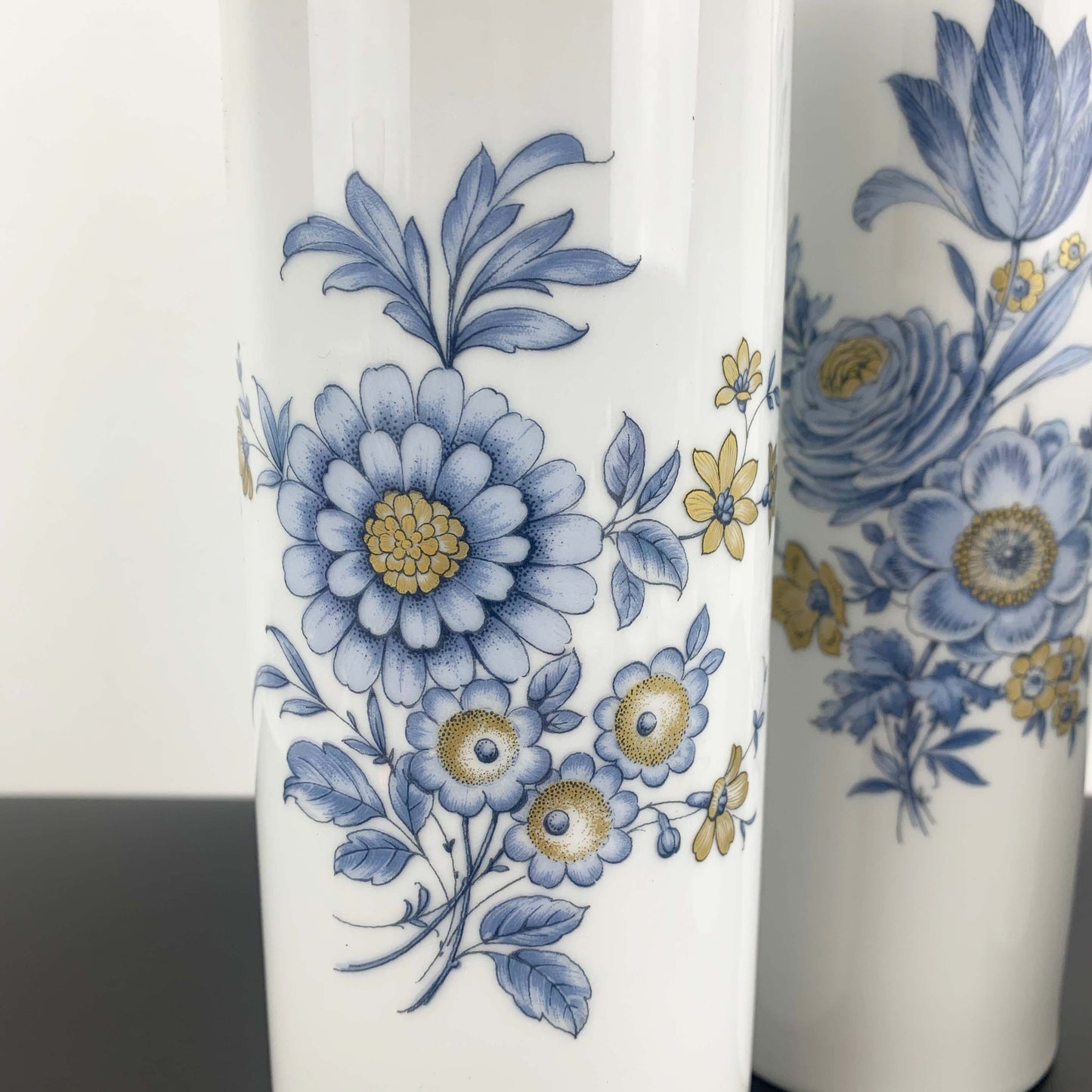 Franklin Porcelain Limited Edition Graduating Cylinder Vase Set