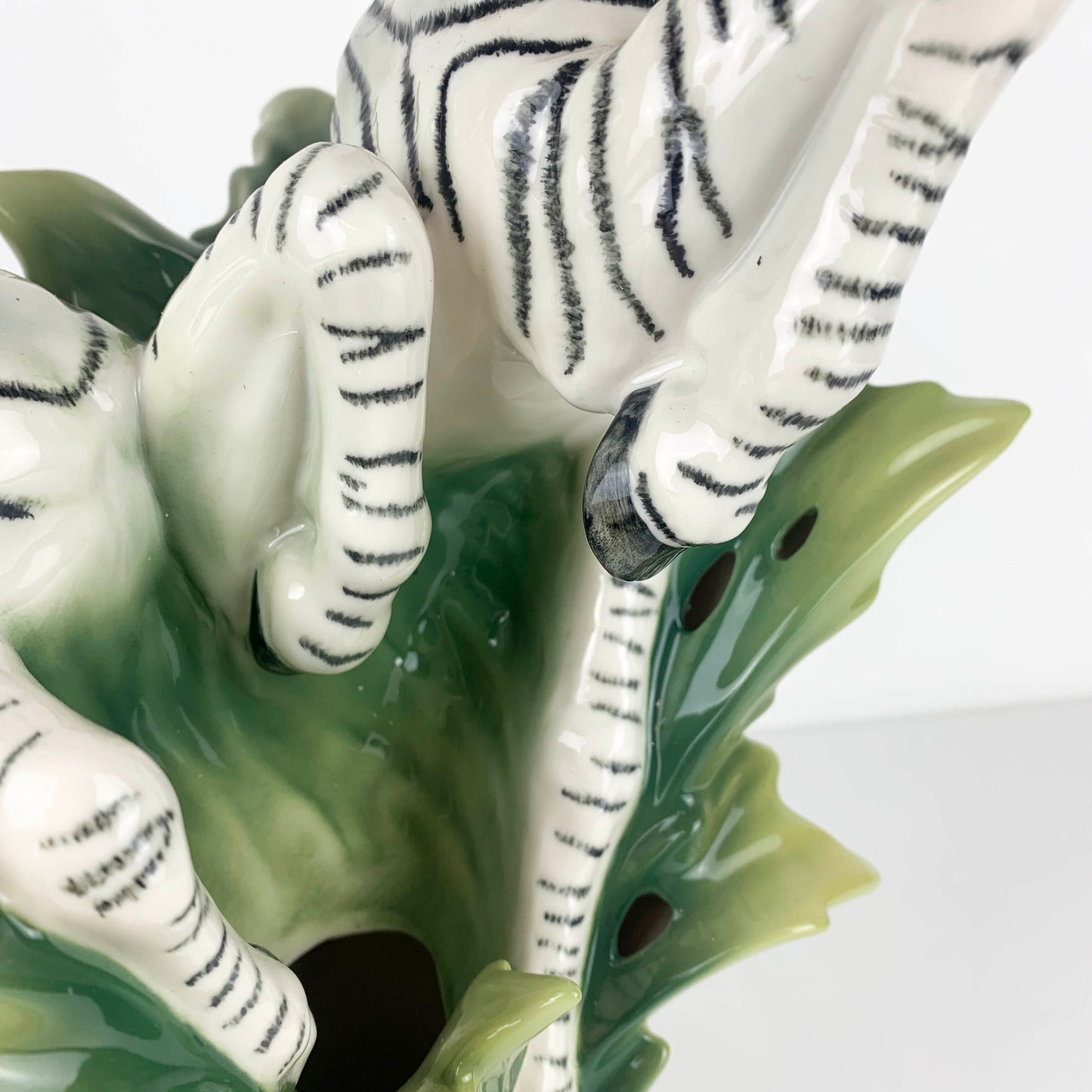 Franz African Animal Collection Zebra Sculptured Vase