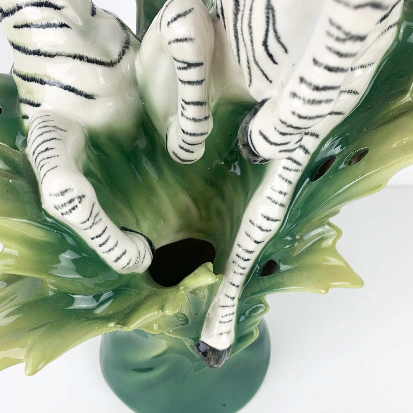 Franz African Animal Collection Zebra Sculptured Vase