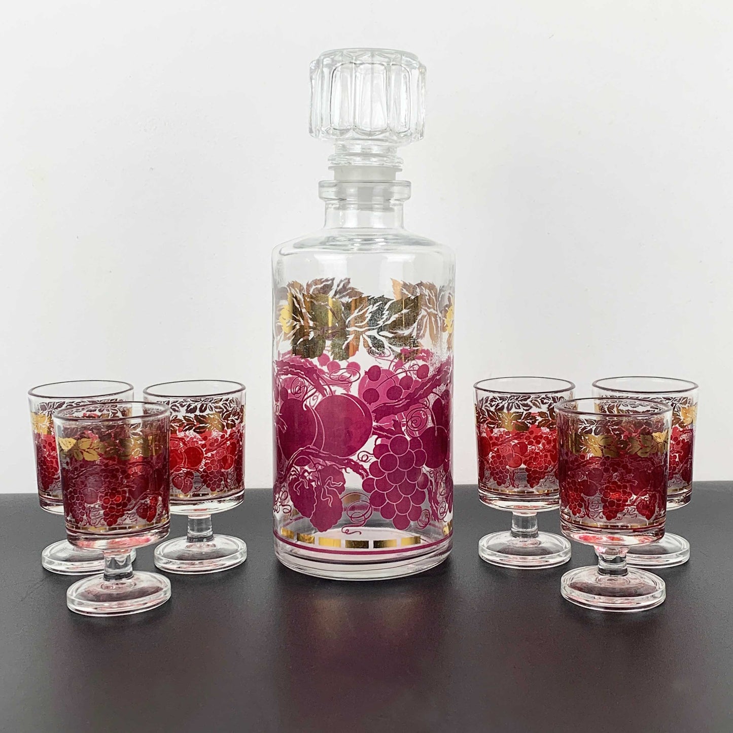 Luminarc Grapevine Liqueur Decanter Set