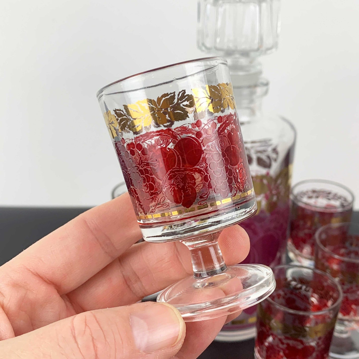 Luminarc Grapevine Liqueur Decanter Set