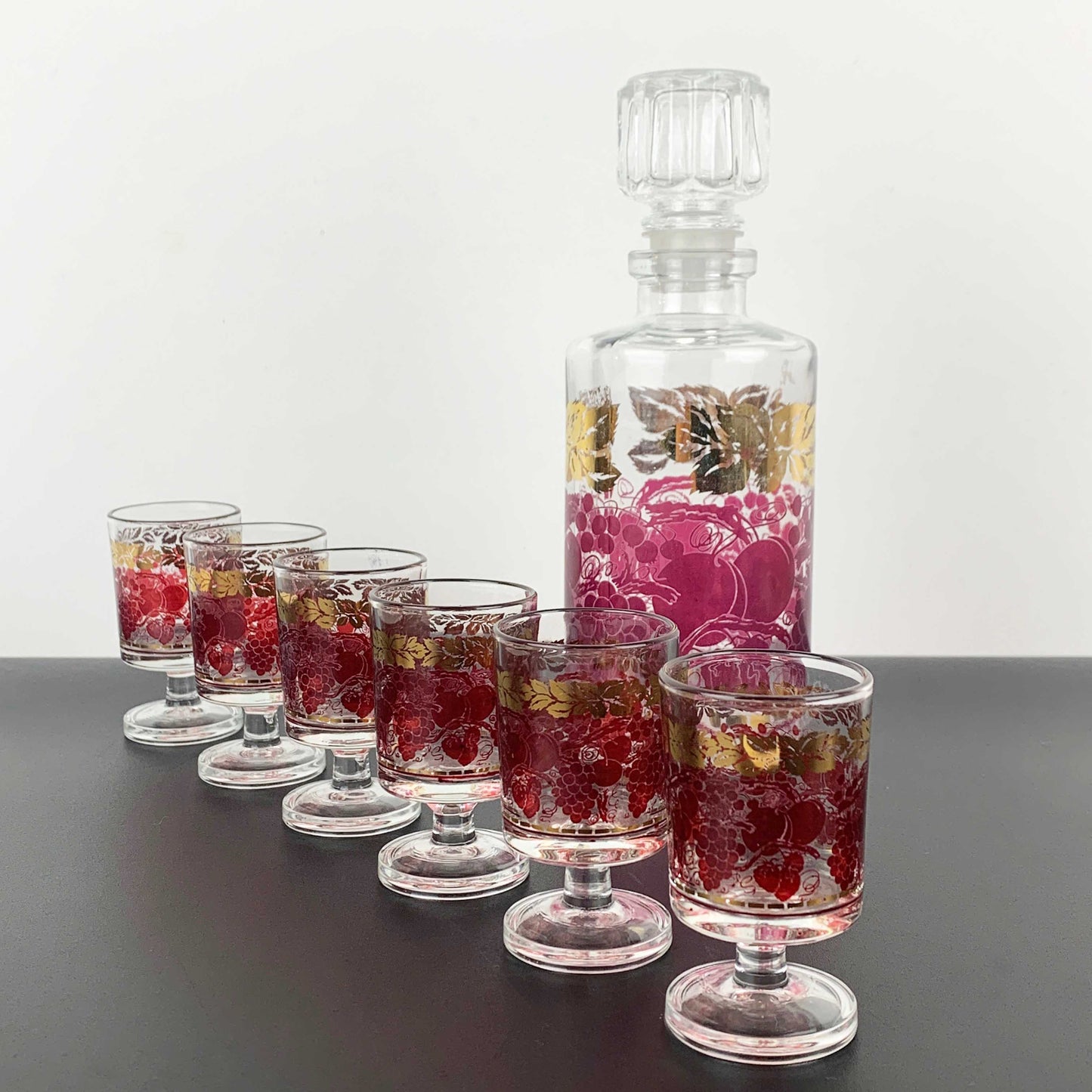 Luminarc Grapevine Liqueur Decanter Set