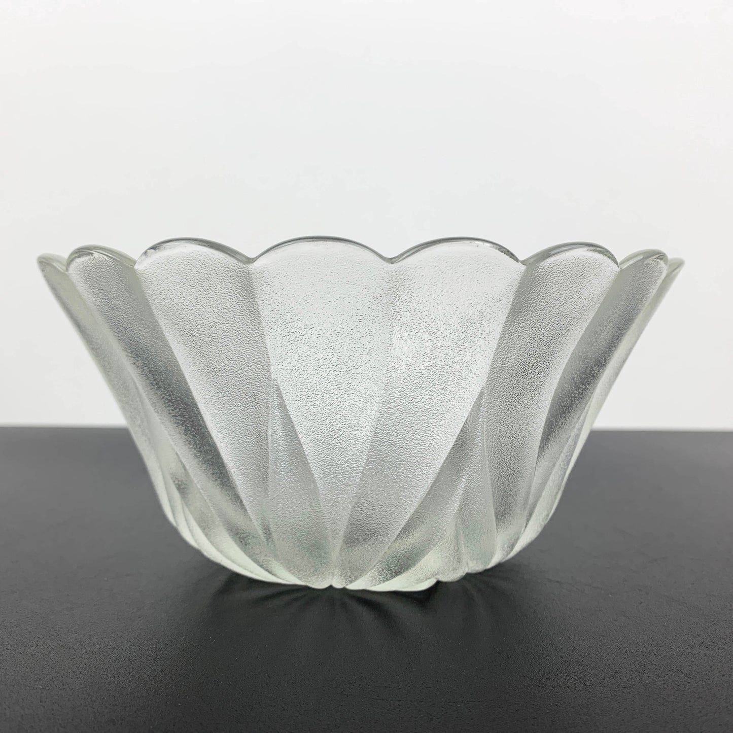 Flower Frosted Small Salad Bowl