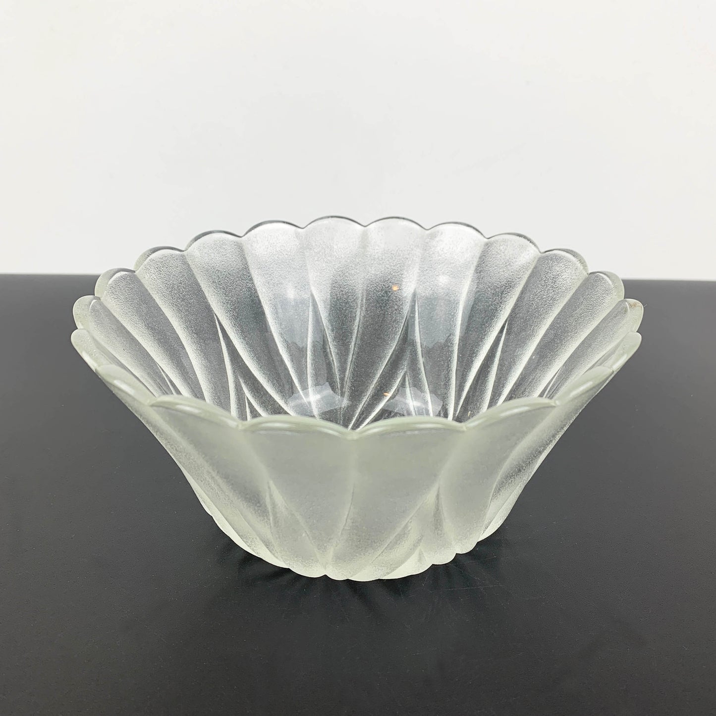 Flower Frosted Small Salad Bowl