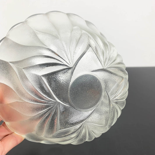 Flower Frosted Small Salad Bowl