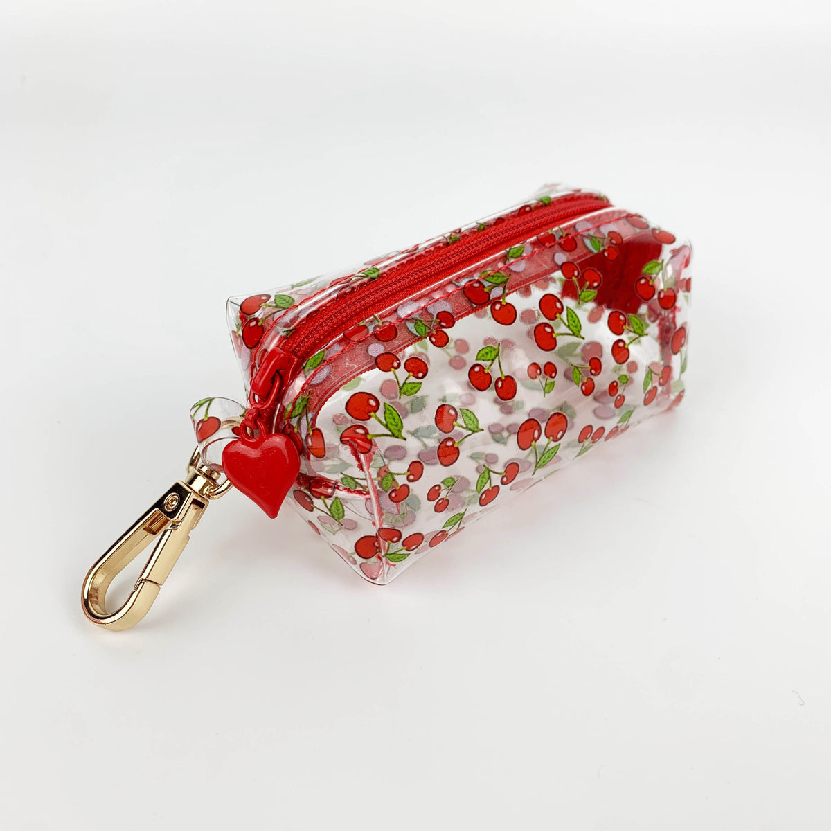 Fruit Print Mini Boxy Coin and Keychain Pouch