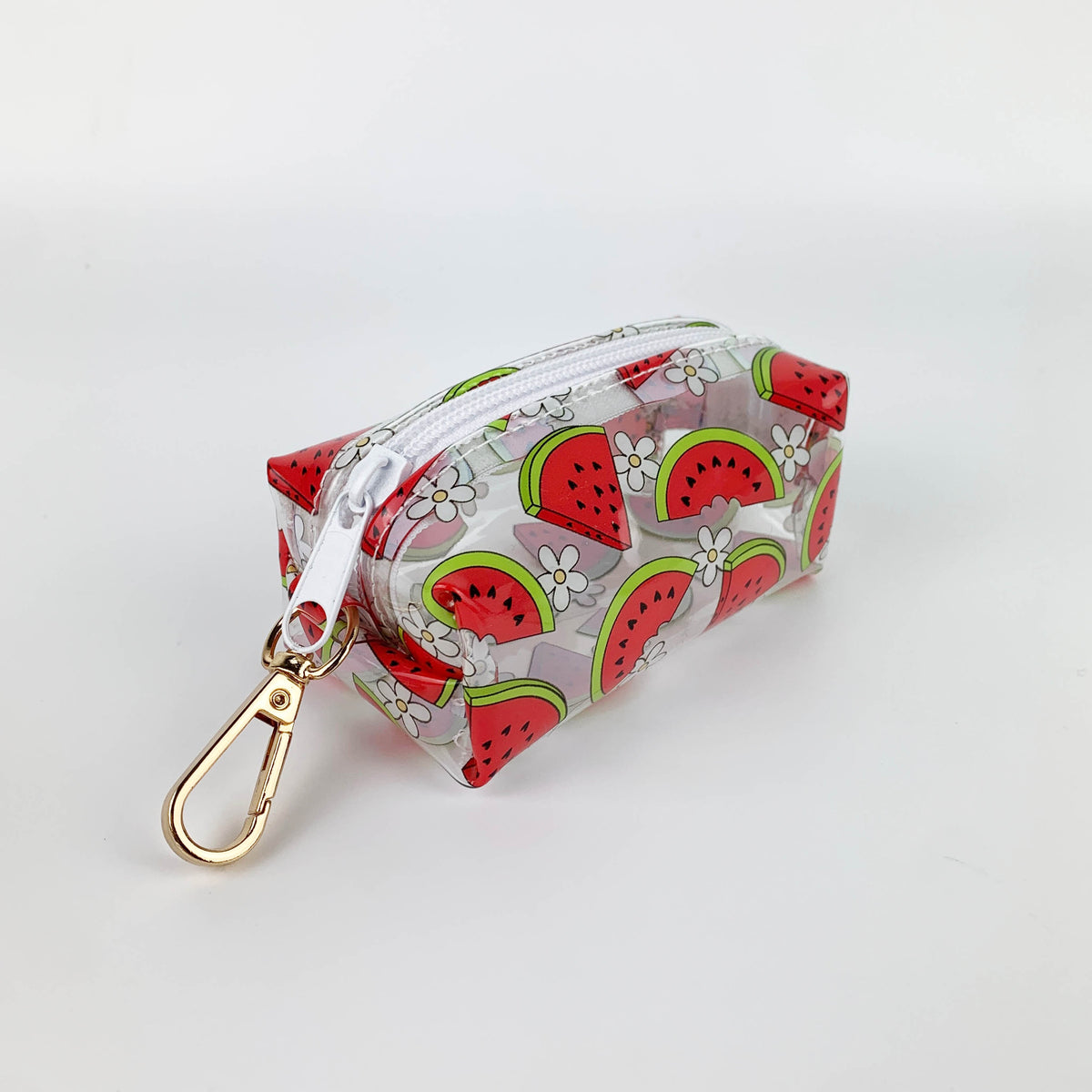 Fruit Print Mini Boxy Coin and Keychain Pouch