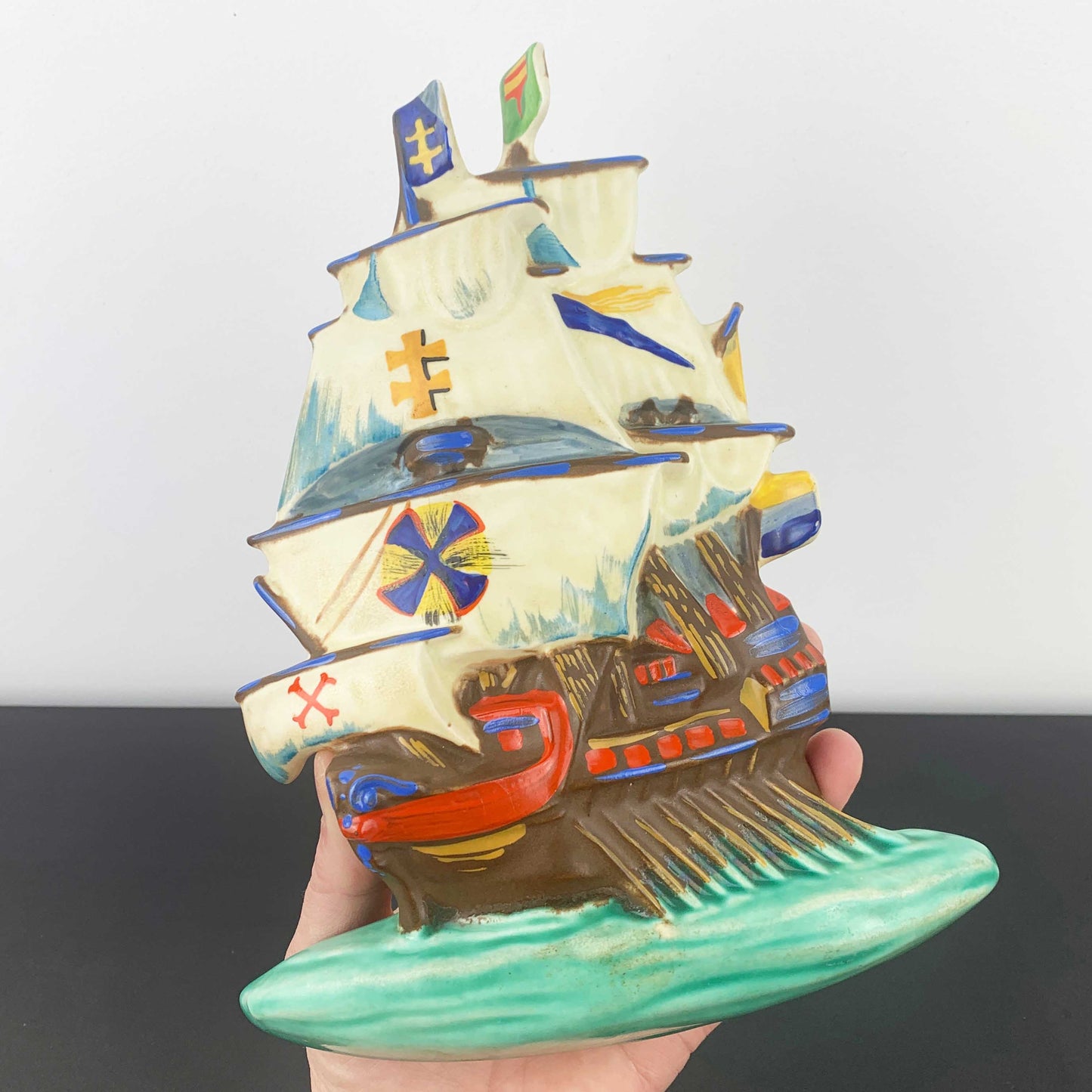 Art deco Galleon Wall Plaque - Ditmar Urbach