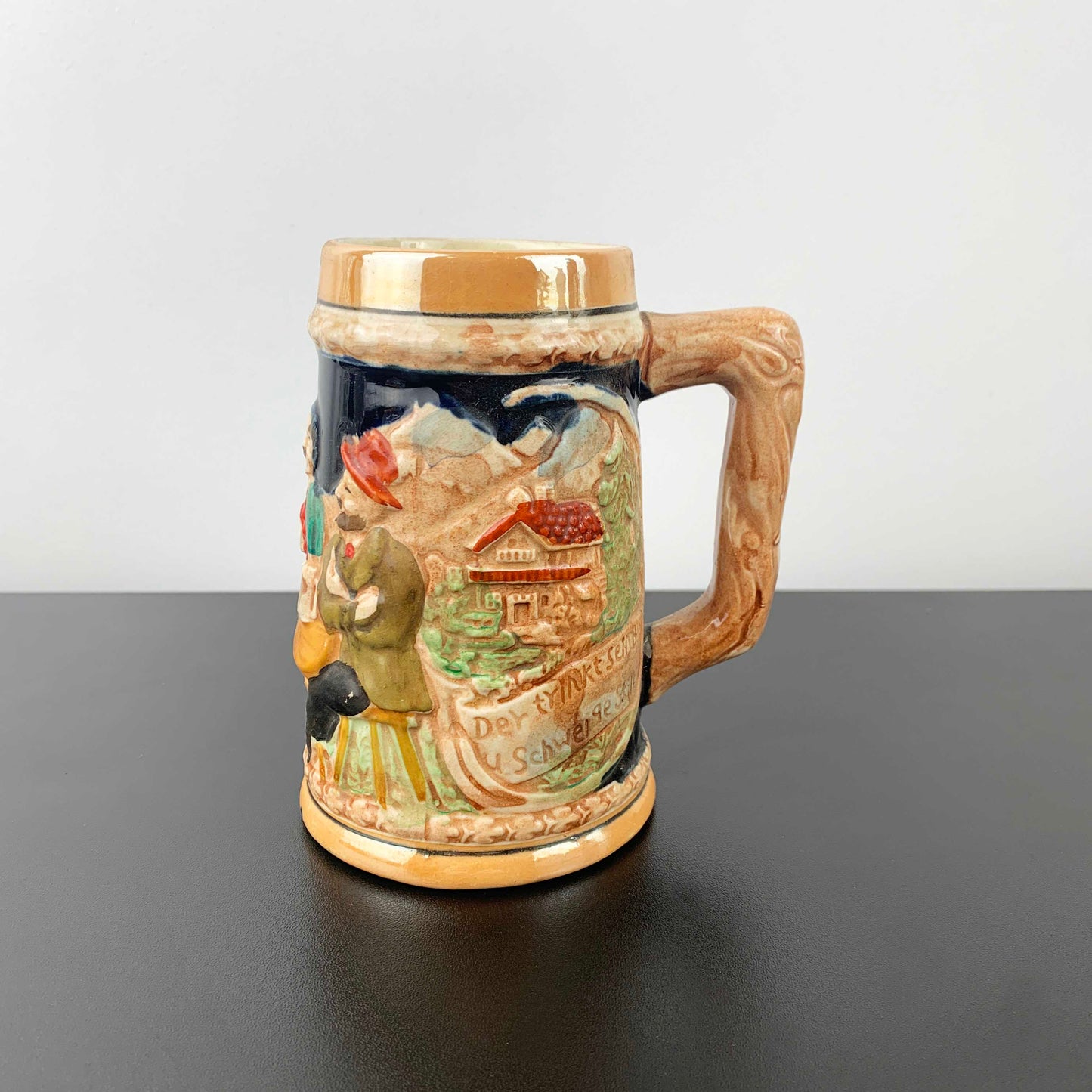 German Pottery Beer Stein