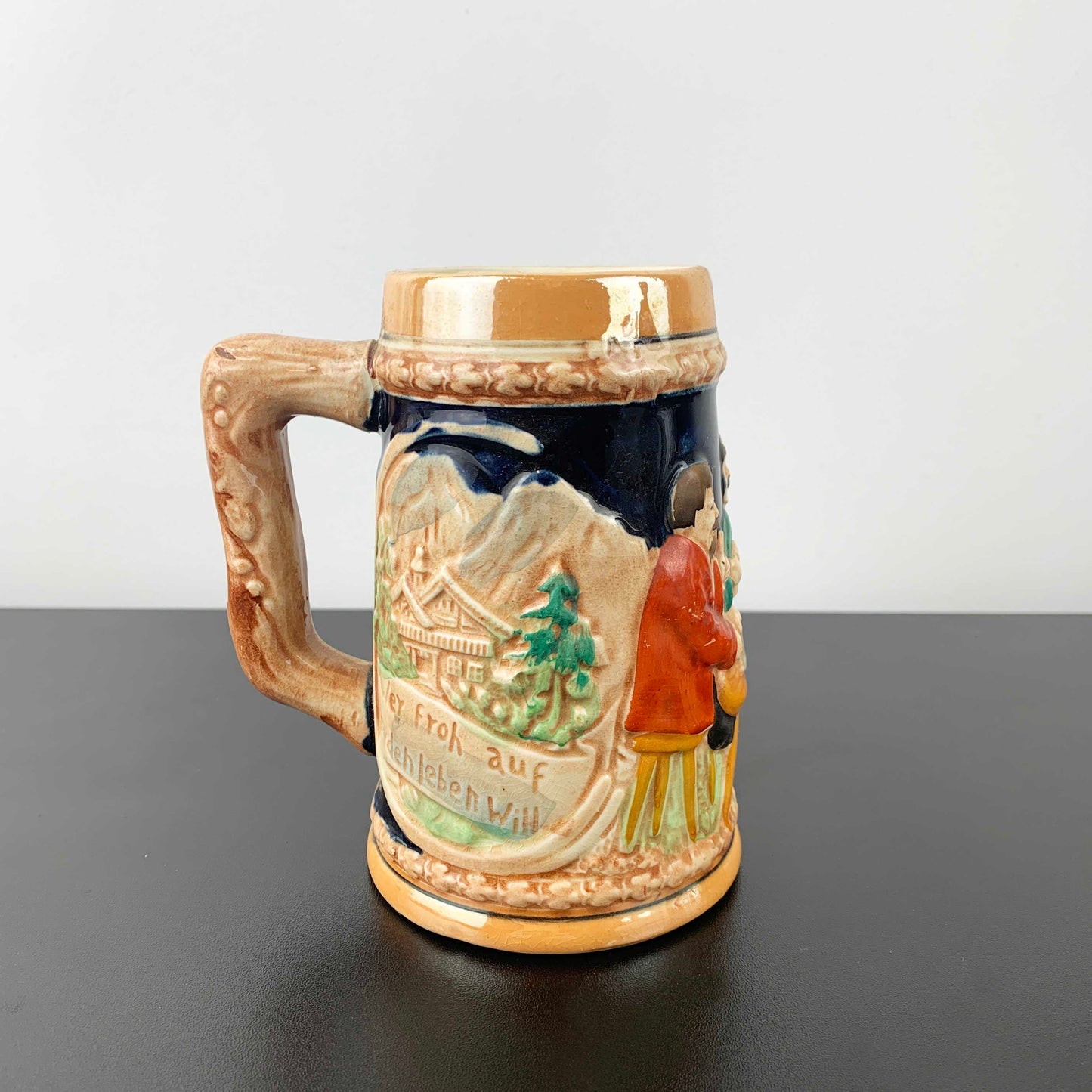 German Pottery Beer Stein