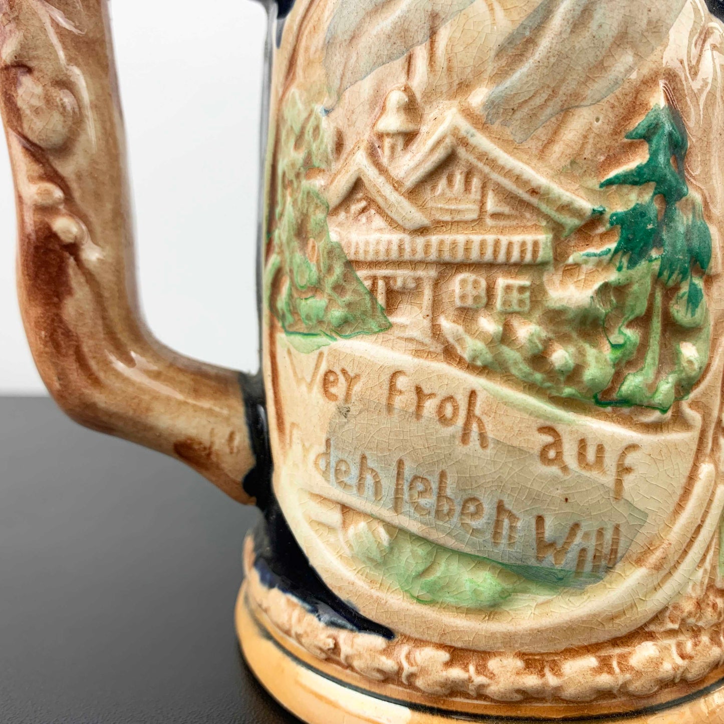German Pottery Beer Stein