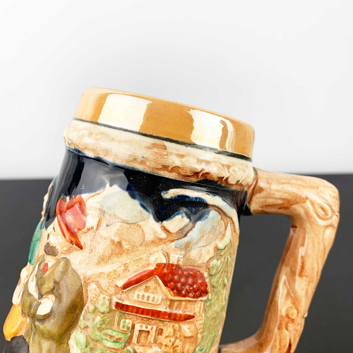 German Pottery Beer Stein