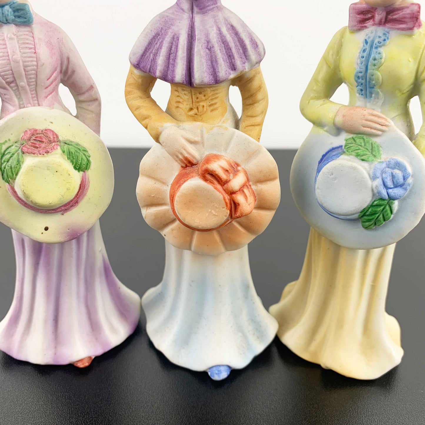 HCF London Victorian Ladies Porcelain Figurines - Set of 3