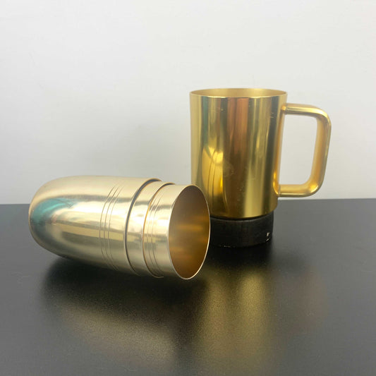 Gold Anodised Drinkware Set