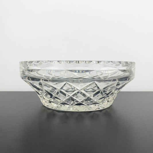 Grimwade Crown Crystal diamond cut serving bowl