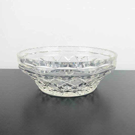 Grimwade Crown Crystal diamond cut serving bowl